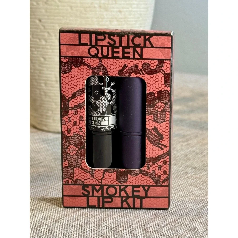 Lipstick Queen Smokey Lip Kit Black Lace Rabbit & Bright Natural Sinner New